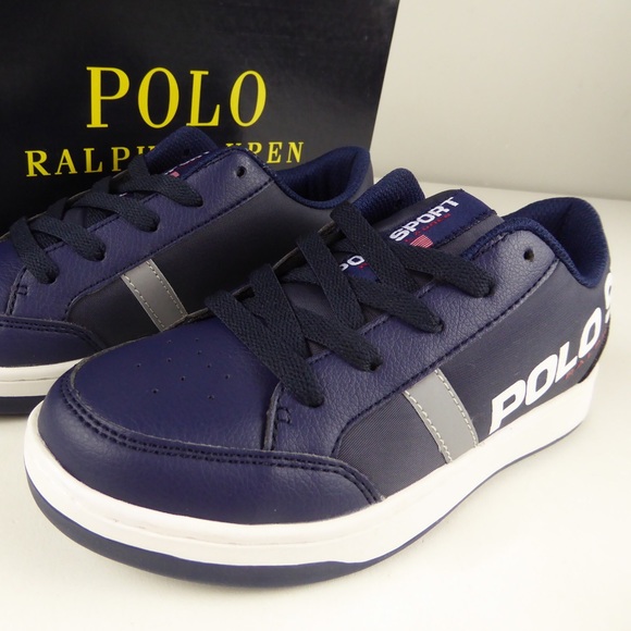 Polo Ralph Lauren Sport Belden Sneakers Shoes NIB - Picture 2 of 9